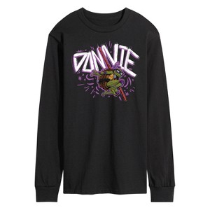 Men's - Teenage Mutant Ninja Turtles Mutant Mayhem - Sketch Donnie Long Sleeve Graphic T-Shirt - 1 of 3