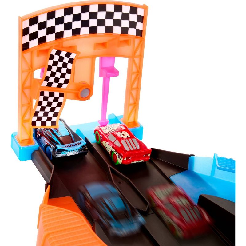 Disney and Pixar Cars Glow Racers Launch &#38; Criss-Cross Playset, 6 of 8