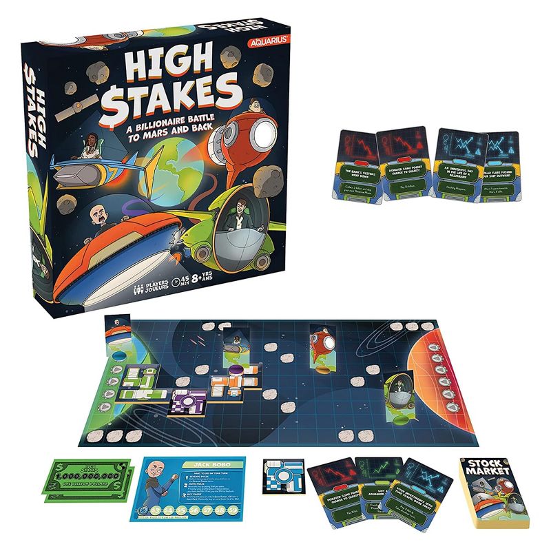 Aquarius Puzzles High $takes Billionaire Battle to Mars Board Game, 1 of 4