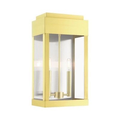 Livex Lighting York 2 - Light Wall Light in  Satin Brass