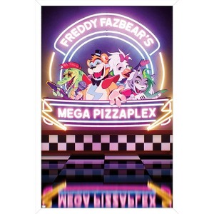 Trends International Five Nights at Freddy's: Security Breach - Mega Pizzaplex Framed Wall Poster Prints - 1 of 4