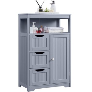 Yaheetech Wooden Floor Cabinet Free Standing Storage Organizer for Living Room - 1 of 4