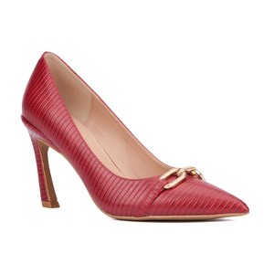 New York & Company Women's Katerina- Lizard Embossed Pump Heels - 1 of 4