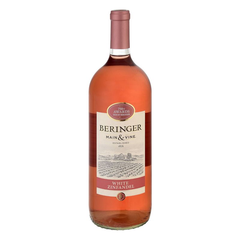 Beringer White Zinfandel Wine - 1.5L Bottle, 1 of 5