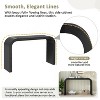 NicBex 52" Modern Wood Console Table with Curved Edge, Entryway Table with Natural Texture, Wide Couch Table for Living Room, Entryway - 3 of 4