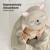 KeaBabies Cuddle Baby Hooded Towel, Organic Baby Bath Towel, Hooded Baby Towels, Baby Beach Towel for Newborn, Kids - 3 of 4