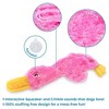 Bellura Pet - Soft Duck Stuffed Toy with Squeaker - Pink - 3 of 4