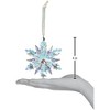 Old World Christmas Blown Glass Ornament for Christmas Tree, Radiant Crystal Snowflake - 4 of 4