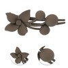 Unique Bargains Frosted Flowers Hair Clips for Christmas 3.35"x1.97"x1.57" 1 Pc - 3 of 4