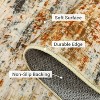 2'x6' Washable Soft Runner Rug, Abstract Design for Bedroom, Living Room, Kitchen, Non-Slip, Stain-Resistant, Low Pile, Blue Grey - 4 of 4