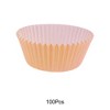 Unique Bargains Disposable Baking Cups Greaseproof Paper 1.97"x1.18" 100 Pcs - 4 of 4