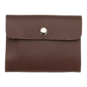 Unique Bargains Leather Slim ID Card Business Card Holder Wallets with 24 Slots 4" x 3" - 1 of 4