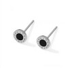 Premium Sterling Silver Earrings Earrings for Women, High-end S999 Silver Roman Numerals - 2 of 4