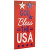 Northlight God Bless the USA and Land of the Free Patriotic Wooden Plaques - 23.5" - Set of 2 - 4 of 4