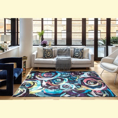Elizabeth Sutton Maisie MI20B Modern Abstract/Floral Area Rug