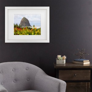 Trademark Fine Art Mich Catanzaro Haystack Rock Matted Framed Art - 1 of 4