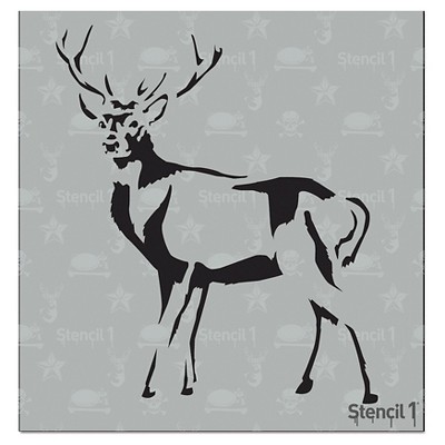 Stencil1 Deer - Stencil 5.75" x 6"