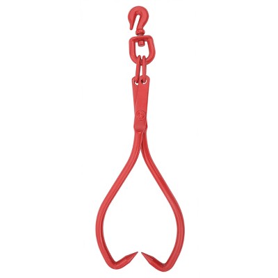 Nature Spring 32" Skidding Swivel Tongs for Logs and Stumps - Red