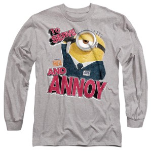 Men’s Despicable Me 4 Jerry Serve And Annoy Long Sleeve T-Shirt - 1 of 4