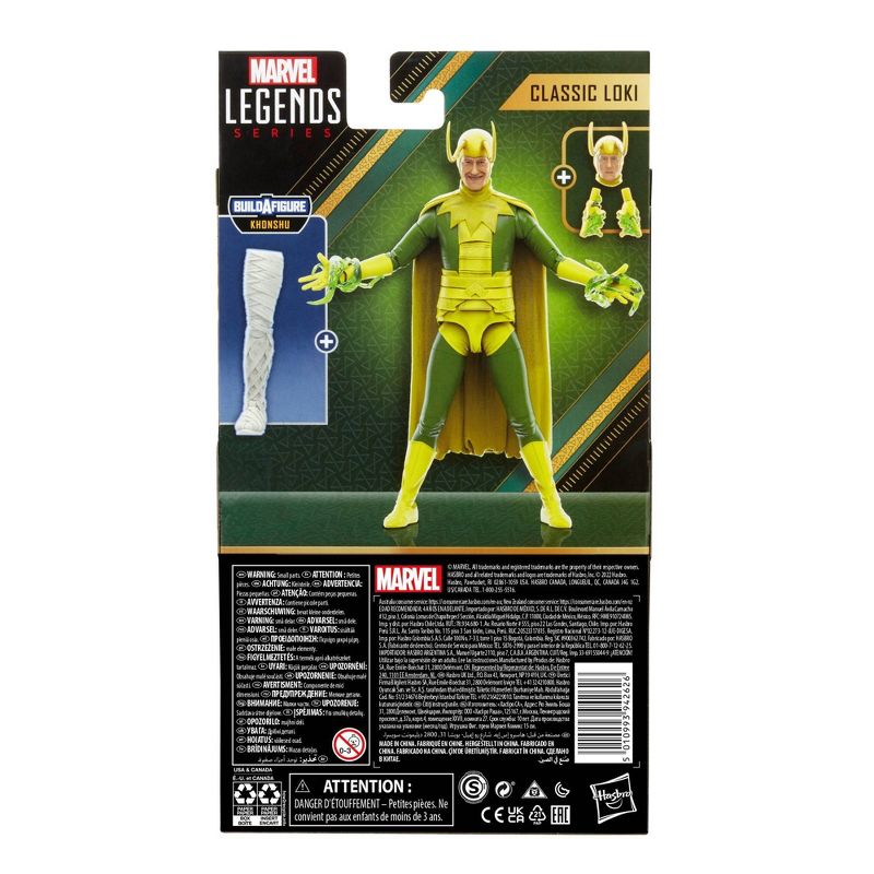 Marvel Legends Series Classic Loki Action Figure, 3 of 6