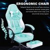 Recliner Video Gamer Chairs,Racing Computer Gaming Chairs with Massage Lumbar and footrest Adjustable Headrest for Office,Home-Tanpinhause - 3 of 4