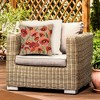 Liora Manne Frontporch Garden Indoor/Outdoor Pillow.. - 4 of 4