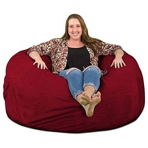 Ultimate Sack 5ft Bean Bag Chair and Footstool, Oversized Lounger - 1 of 4