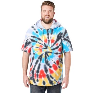 Liberty Blues by KingSize Short-Sleeve Hoodie - 1 of 4