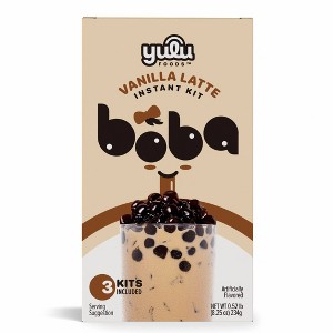 YULU Instant Vanilla Latte Boba Kit - 8.25oz/3ct - 1 of 4