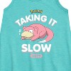 - Pokémon - Slowpoke Taking It Slow Graphic Sleeveless Aline Dress - 2 of 3