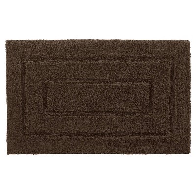 DIHO RUGS Quick Dry Thin Bathroom Rug, 24x 16 Brown Bathroom Mat