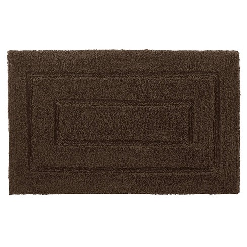 Dark Brown Wood Bath Mat by NewburyBoutique