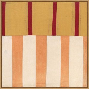 Amanti Art Broken Stripes 3 by Laura Nugent Canvas Wall Art Print Framed 22 x 22-in. - 1 of 4