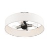 Livex Lighting Venlo 4 - Light Semi-Flush Mount in  Black/Brushed Nickel - image 4 of 4