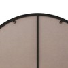 GlasFlength Decorative Wall Mirrors 28*28 Inch Bathroom Mirror Modern Wall Decor, Unique Style, for Entryway, Bedroom,Living Room, Washroom, Black - 4 of 4