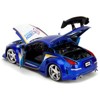 2003 Nissan 350Z "Exedy Racing Clutch" Candy Blue and White "JDM Tuners" Series 1/24 Diecast Model Car by Jada - 4 of 4