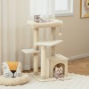 Tangkula Cat Tree Indoor Activity Cat Tower w/ Perch & Hanging Ball for Play Rest - 2 of 4
