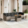 vidaXL Garden Sofa Set Grey - 2 of 4