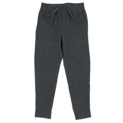 Leveret Kids Drawstring Pants Cotton Dark Gray 12 Year : Target