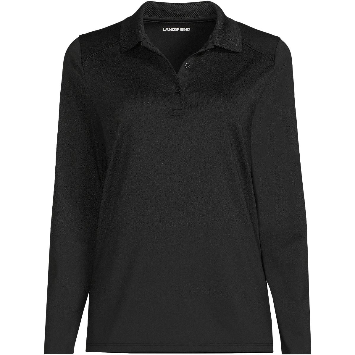 Lands' End School Uniform Women's Long Sleeve Feminine Fit Rapid Dry Polo Shirt - thumbnail 4