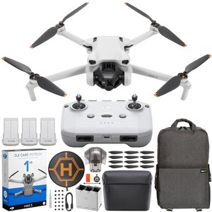 DJI Mini 3 Drone Quadcopter Fly More Combo Kit with RC-N1 + DJI Care Refresh Bundle - 1 of 4