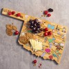 Totally Bamboo Oklahoma Fish Kiss Cutting Board: Lightweight Bamboo, Multicolored, 16.75" x 9", Hand Wash, 1.57 lbs - 2 of 4