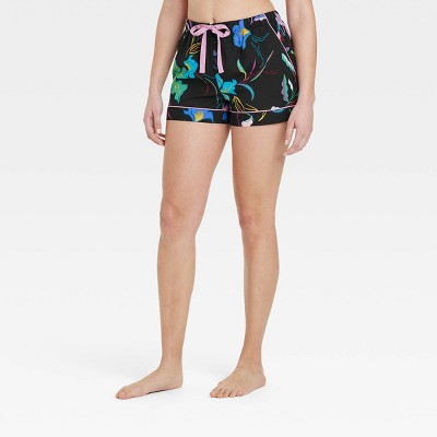 Image of Women's Simply Cool Pajama Shorts -Stars Above™ Black/Floral M