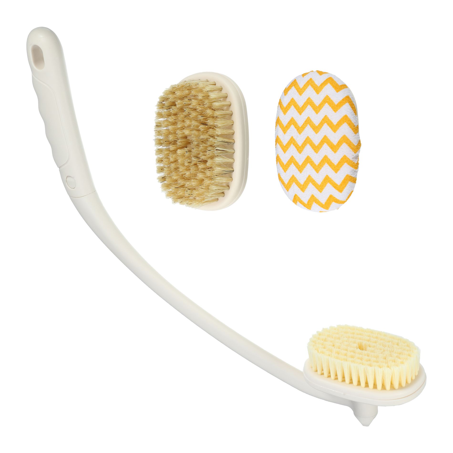 Unique Bargains Long Handle Back Scrubber Bath Brush 17" 1 Set