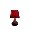 11" Mosaic Glass Pattern Mini Polyresin Table Lamp Red/Pink - Ore International - 3 of 4