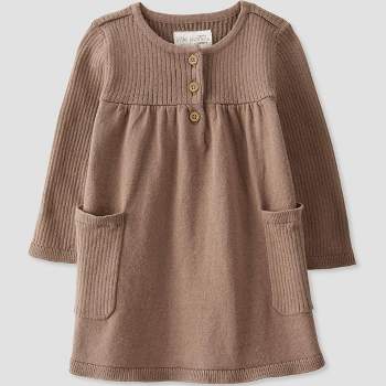 Little Planet by Carter’s Baby Girls' Knit Dress - Brown