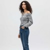 Cherie Code Women’s Soft Knit Pullover Top – Cotton‑Poly Blend, Long Sleeve Crewneck - 2 of 3