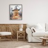 Stupell Industries Stacked Jack-o-Lanterns with Witch Hat Floating Frame Canvas Art - 3 of 4