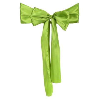 Unique Bargains Wedding Banquet Decorative Chair Sashes Ties Bows Grass Green 20 Packs