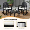 Karl Home | 36 in. Solid Wood Outdoor Rocking Chair with Cushion - 4 of 4